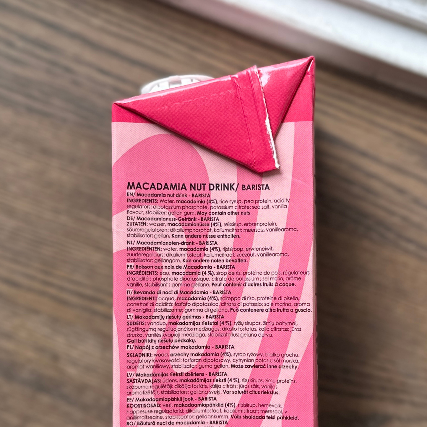 Makadamijų riešutų gėrimas BARISTA